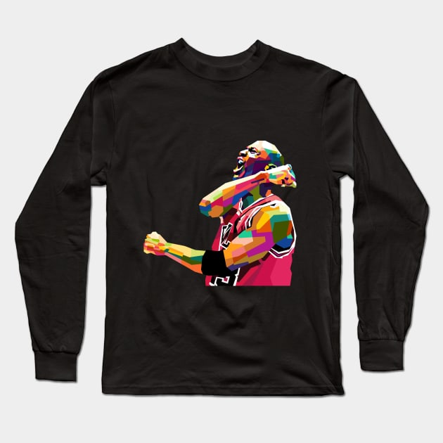 Michael Jordan WPAP Long Sleeve T-Shirt by awangwidyatama